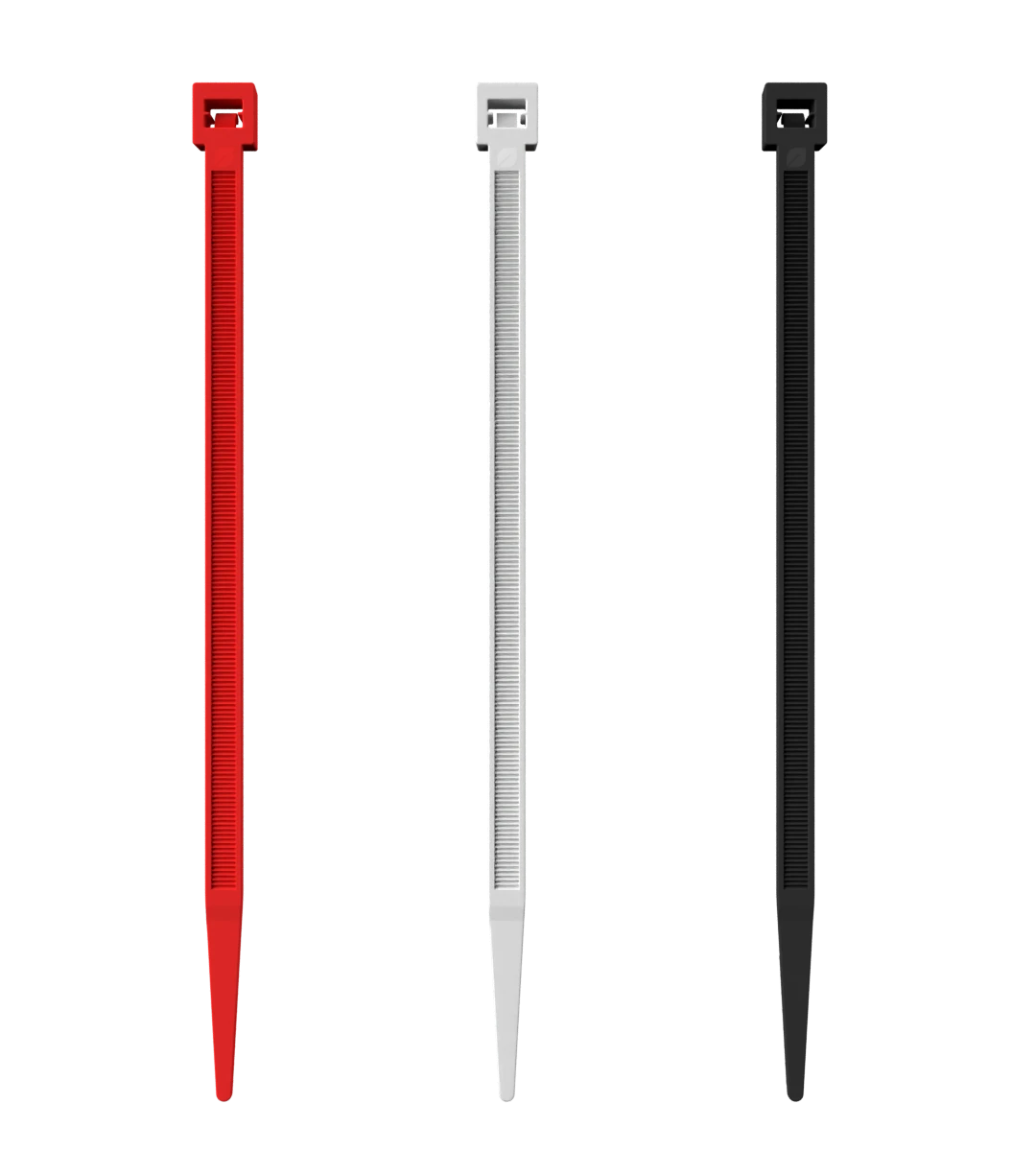 Image showcasing Clariannt Circle Cable Ties in various colors, including black and white, offering a versatile and vibrant solution for cable organization.