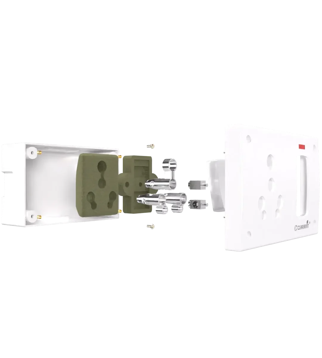 Clariannt 16 AMP Combined Box Heavy Brass Terminals Updated