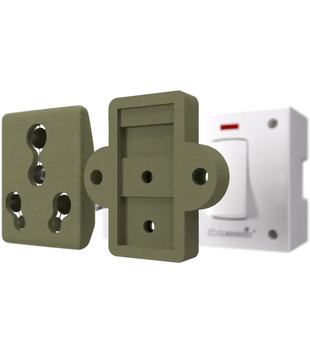 Clariannt SS Combined Box 16 Amp Porcelain Insulation Updated